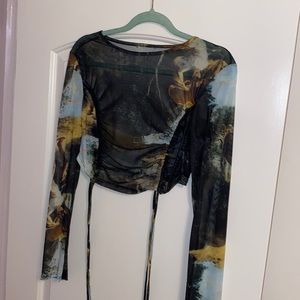 Mesh Angel Long Sleeve Top. Sz. M-XL.